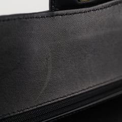 Chanel Medium/Large Chevron Classic Flap Black