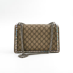 Gucci Crystal Embellished Dionysus Small Shoulder Bag
