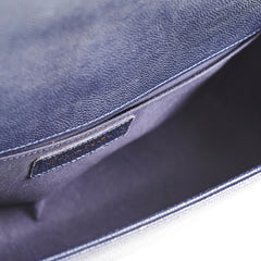 Chanel Caviar Old Medium Boy Navy 25 Series
