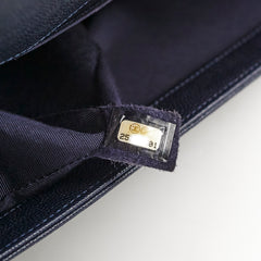 Chanel Caviar Old Medium Boy Navy 25 Series