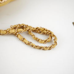 Chanel Mini Rectangular Chevron Yellow