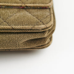 Chanel Wallet On Chain WOC Khaki Denim