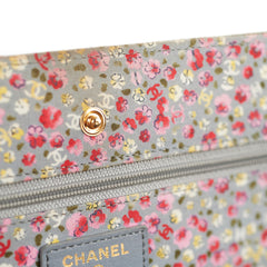 Chanel Wallet On Chain WOC Khaki Denim