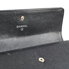 Chanel Long Wallet Black 18 Series