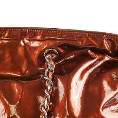 Deal of The Week  - Chanel Large Metallic Patent Tote Bronze 12 Series