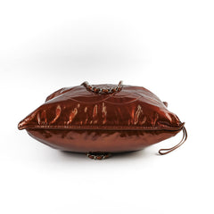 Deal of The Week  - Chanel Large Metallic Patent Tote Bronze 12 Series
