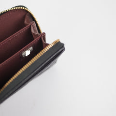 Chanel Zip Cardholder Black Caviar