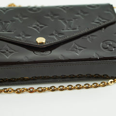 Louis Vuitton Felicie Pochette Vernis Amarante