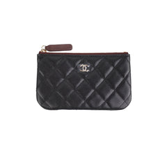 Chanel Mini O Case Black Caviar