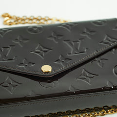Louis Vuitton Felicie Pochette Vernis Amarante