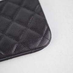 Chanel Mini O Case Black Caviar