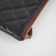 Chanel Mini O Case Black Caviar