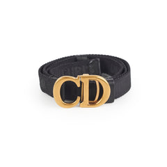 Dior Canvas Women Belt Black