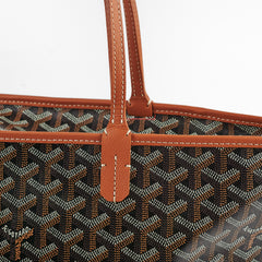 Goyard Artois PM Tote Black/Tan