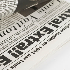 Louis Vuitton X Virgil Abloh AW21 Newspaper Clutch