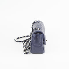 Chanel Mini Rectangular Navy Caviar