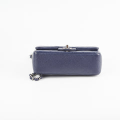 Chanel Mini Rectangular Navy Caviar