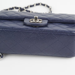Chanel Mini Rectangular Navy Caviar