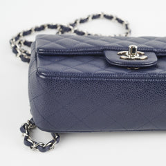 Chanel Mini Rectangular Navy Caviar