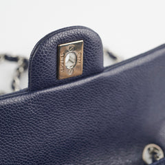 Chanel Mini Rectangular Navy Caviar