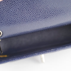Chanel Mini Rectangular Navy Caviar