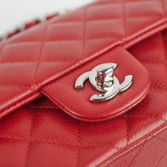 Chanel Mini Rectangular Red Caviar