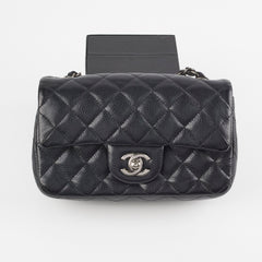 Chanel Mini Rectangular Black Caviar