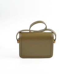 Saint Laurent Solferino Small Satchel Crossbody Olive Khaki