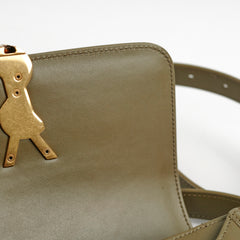 Saint Laurent Solferino Small Satchel Crossbody Olive Khaki