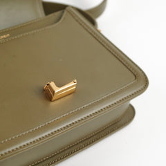 Saint Laurent Solferino Small Satchel Crossbody Olive Khaki