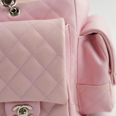 Chanel Vintage Lambskin Reporter Bag Pink