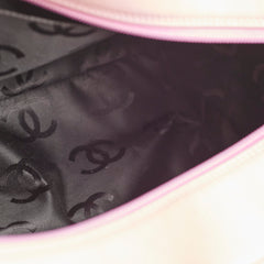 Chanel Vintage Lambskin Reporter Bag Pink