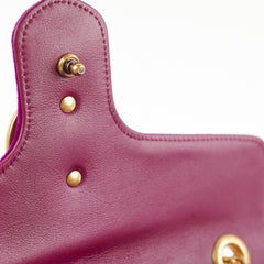 Gucci Small Velvet Violet GG Marmont