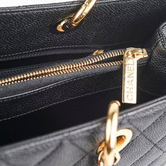 Chanel GST Grand Shopping Tote Caviar Black