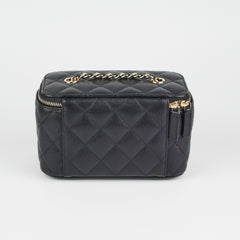 Chanel Vanity Caviar Black Crossbody
