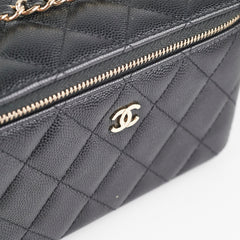 Chanel Vanity Caviar Black Crossbody