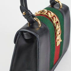 Gucci Sylvie Black Top Handle