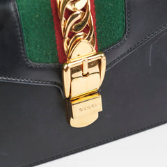 Gucci Sylvie Black Top Handle