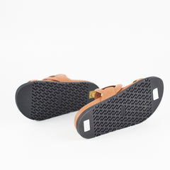 Hermes Extra Gold Sandals Size 34