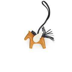 Hermes Rodeo Pegase Charm Sesame/Nata/Noir