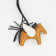 Hermes Rodeo Pegase Charm Sesame/Nata/Noir