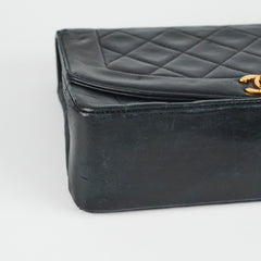 Chanel Diana Lambskin Black Medium