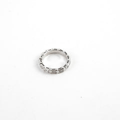 Bvlgari Serpenti Viper Ring  White Gold with Diamonds - Size 51
