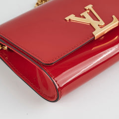 Louis Vuitton Vernis Red Patent Crossbody Bag