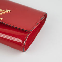Louis Vuitton Vernis Red Patent Crossbody Bag