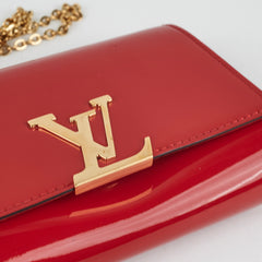 Louis Vuitton Vernis Red Patent Crossbody Bag