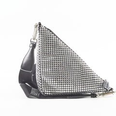 Prada Triangle Crossbody Bag with Crystals