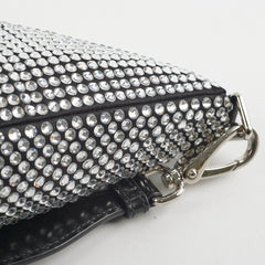 Prada Triangle Crossbody Bag with Crystals