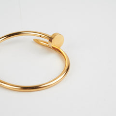 Cartier Just Eun Clou JUC Size 16 Yellow Gold Bracelet