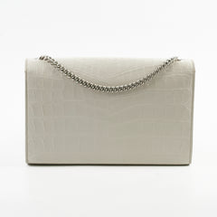 Saint Laurent Medium Kate Tassel Light Grey